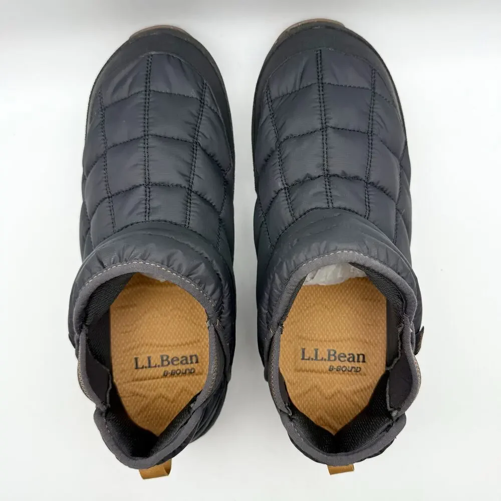 L.L.Bean Mens Mountain Classic Quilted ll Ankle Boots US 10 M Black NWOB